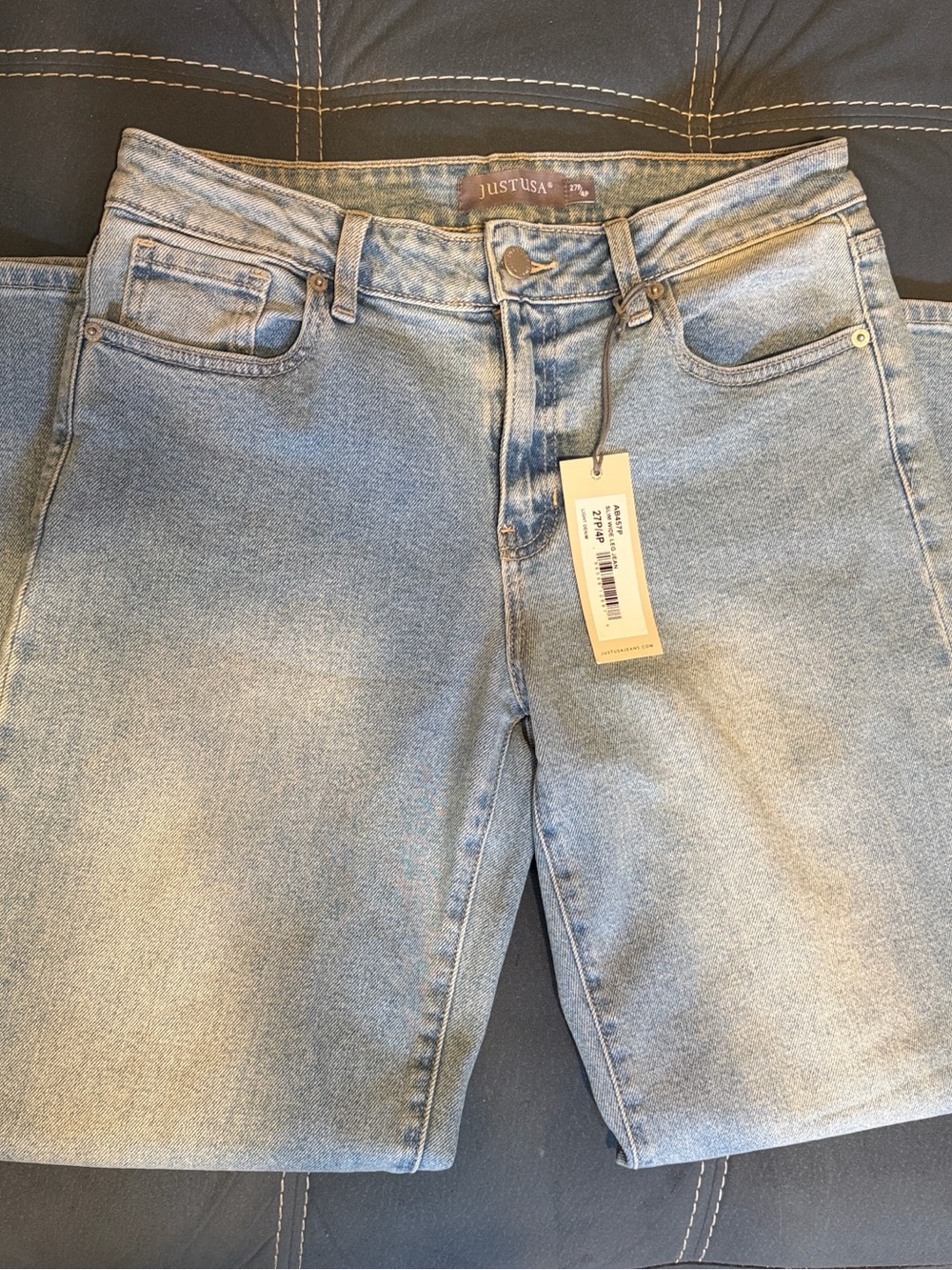 NWT-Just USA High-Rise Light Blue Women's Jeans